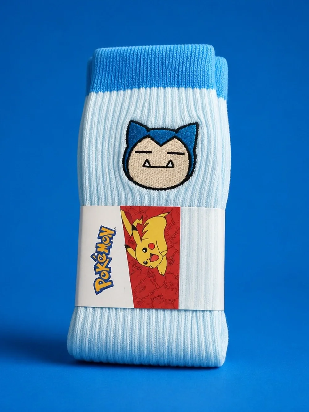 NWT Bioworld Pokemon Light Blue Crew Socks - Sock Size 10-13